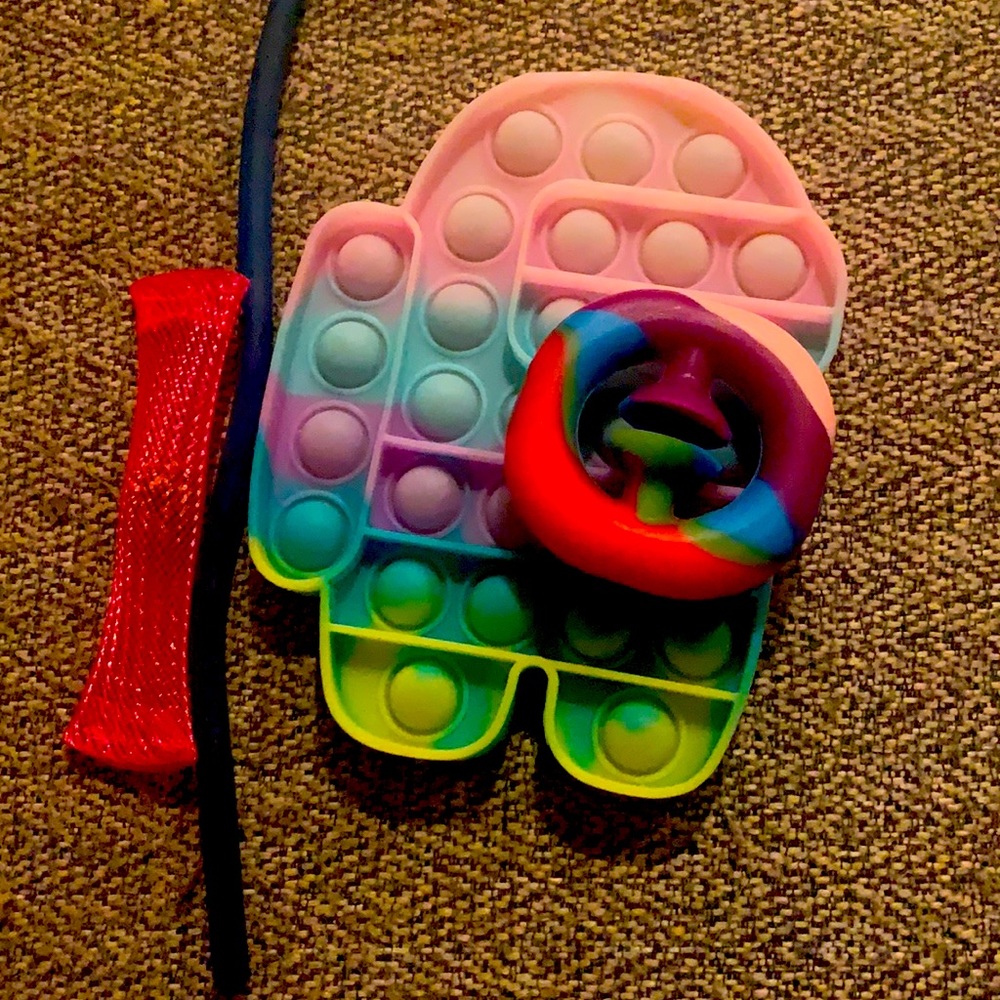 I am selling fidgets and they are very colorful